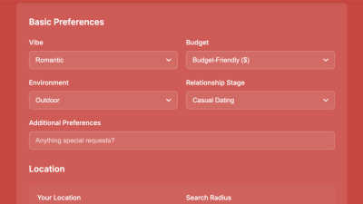 Date Idea Generator - AI tool for AI Assistants