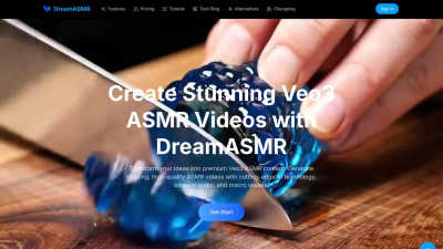 DreamASMR - AI tool for Audio & Music