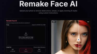 Remake Face AI - AI tool for AI Assistants