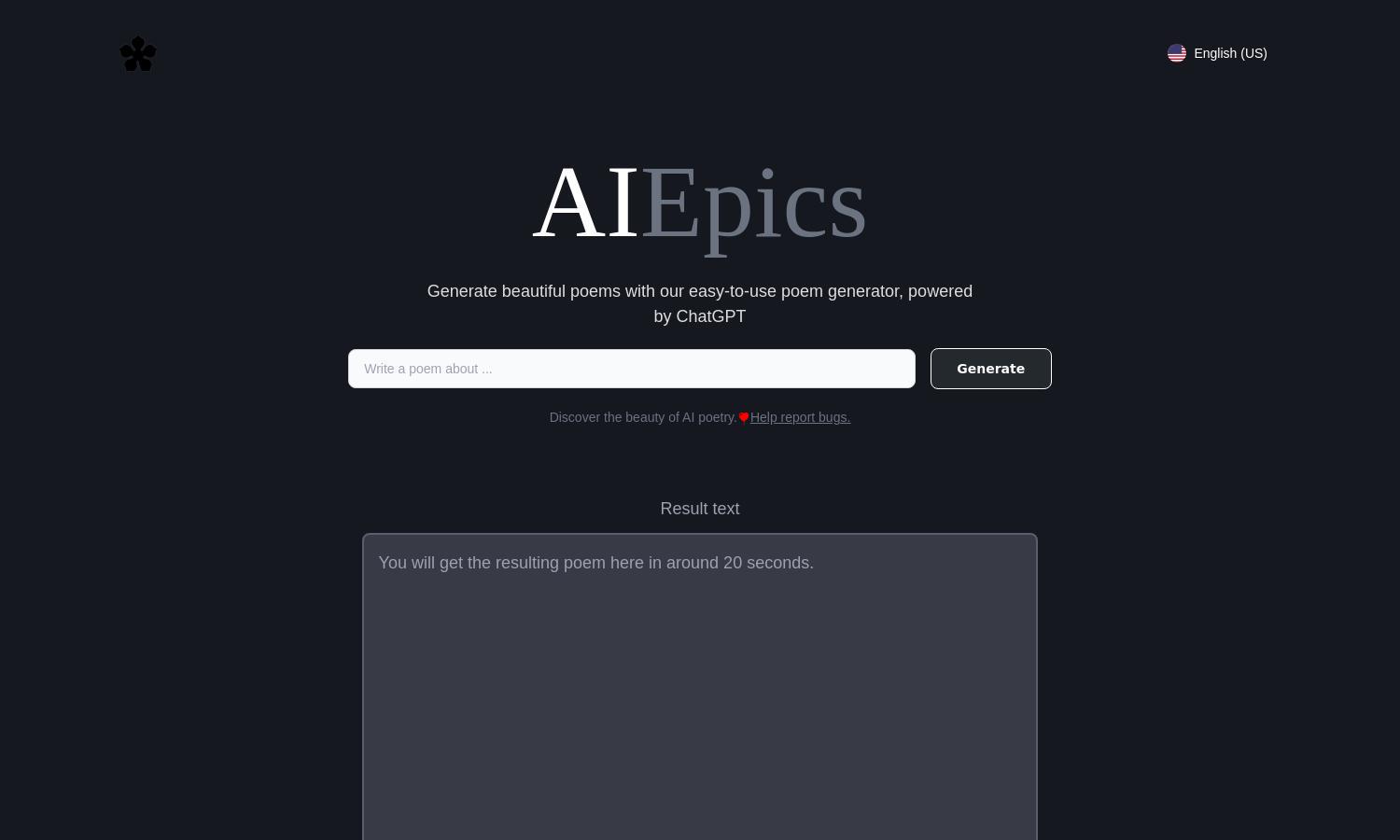 AIEpics Website