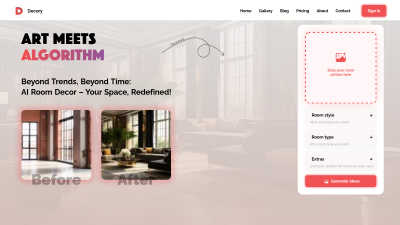 Decory - AI tool for Design Tools