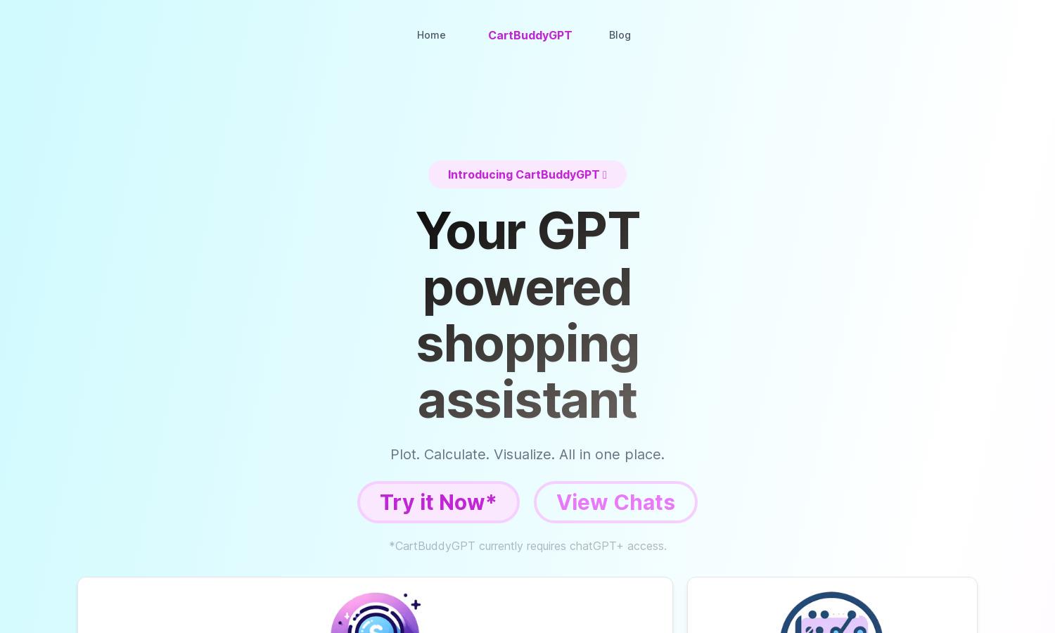 CartBuddyGPT Website