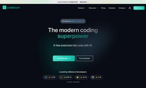 Codeium Website
