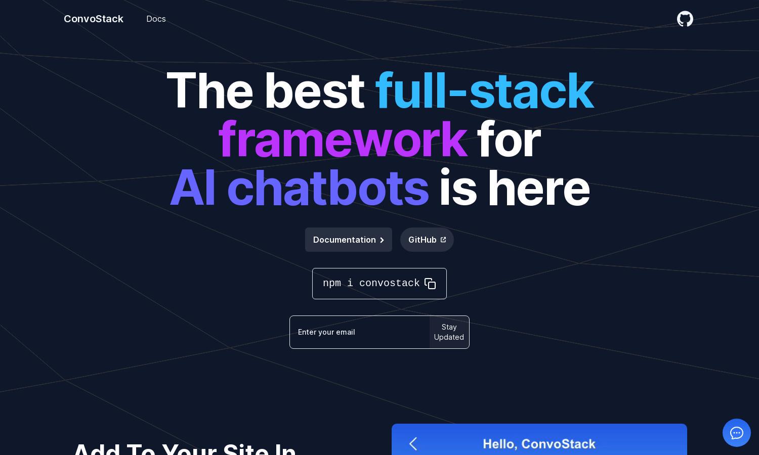 ConvoStack Website