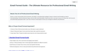 EmailFormat.online Website