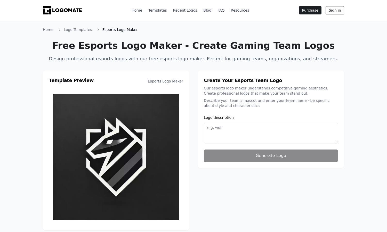 Free Esports Logo Maker Website