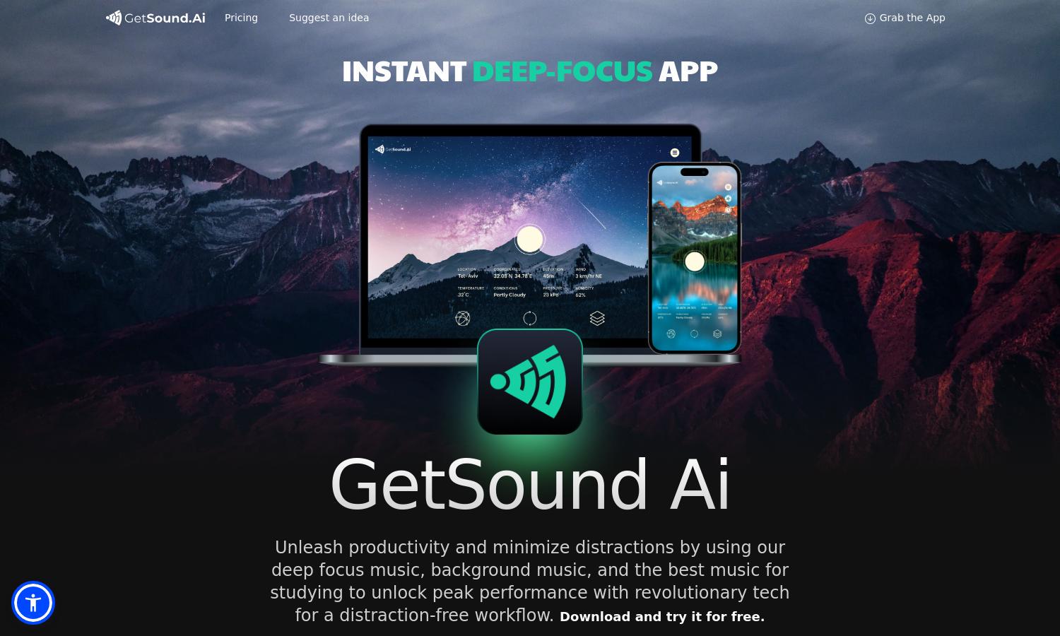 GetSound.ai Website