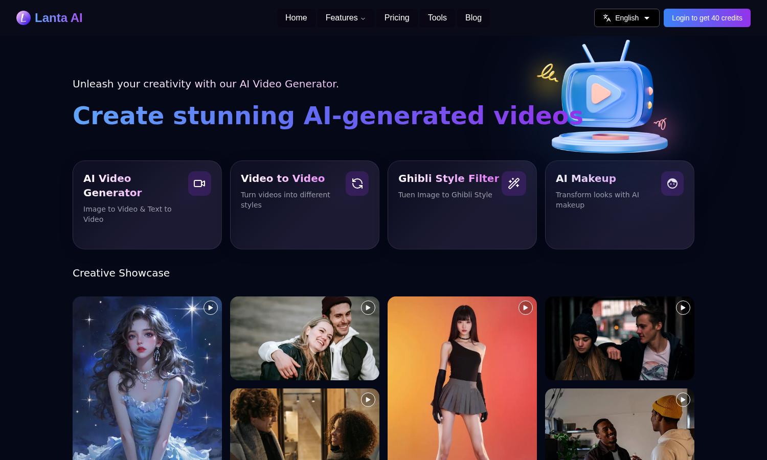 Lanta AI Website