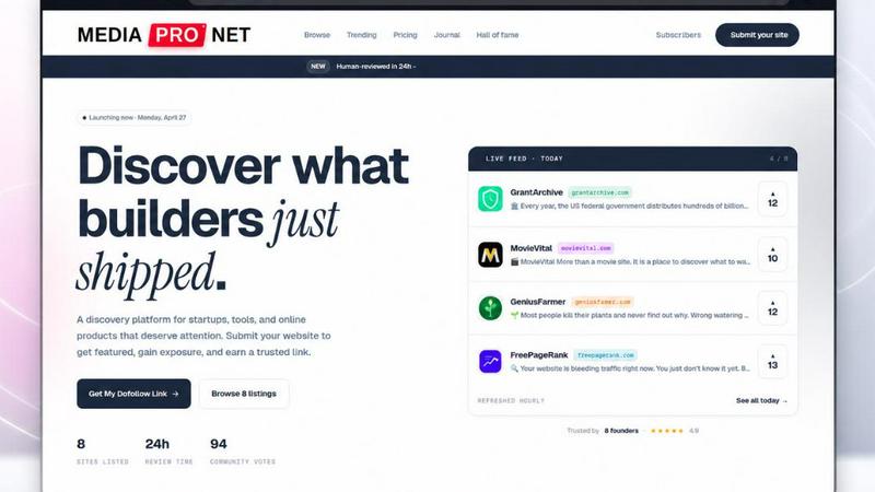 MEDIAPRONET screenshot