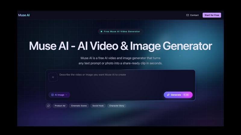 Muse AI screenshot