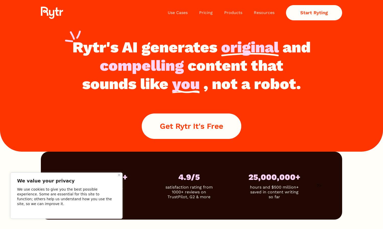 Rytr Website