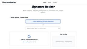 Signature Resizer