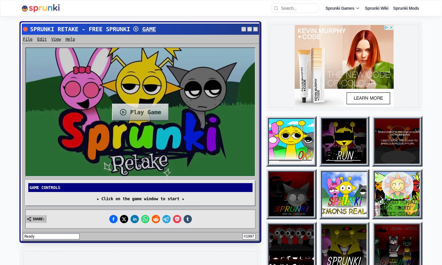 Sprunki Retake Website