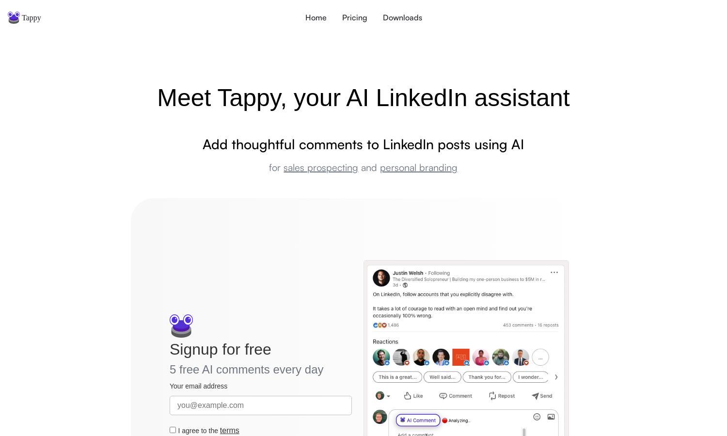 Tappy Website