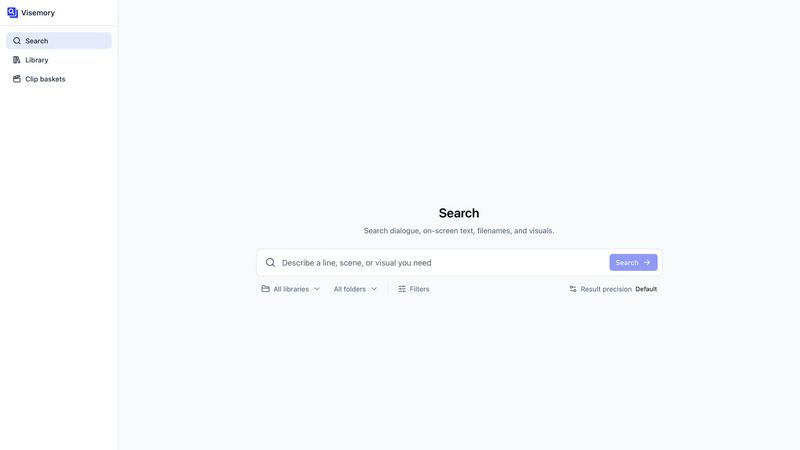 Visemory screenshot